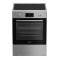 ΚΟΥΖΙΝΑ ΗΛΕΚΤΡΙΚΗ ΕΛΕΥΘΕΡΗ INDESIT I6I8LCSX (ΕΠΑΓΩΓΙΚΗ / 72LT / A / INOX  / ΟΘΟΝΗ / ΑΦΗΣ)